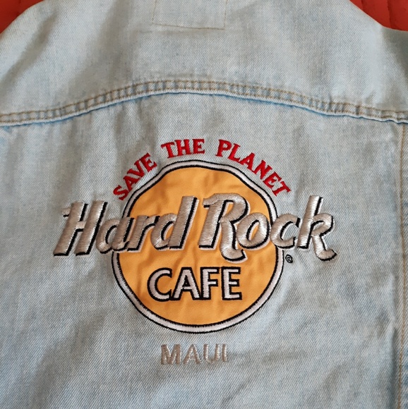 Vintage Jackets & Blazers - Vintage Hardrock cafe denim jacket